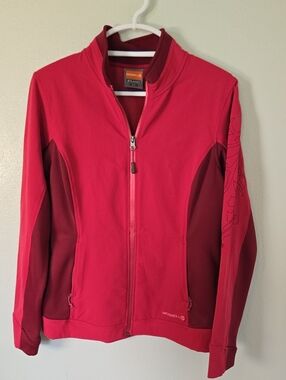 Merrell | Pink Aeroblock Full-Zip Embroidered Sleeve Jacket Size Medium